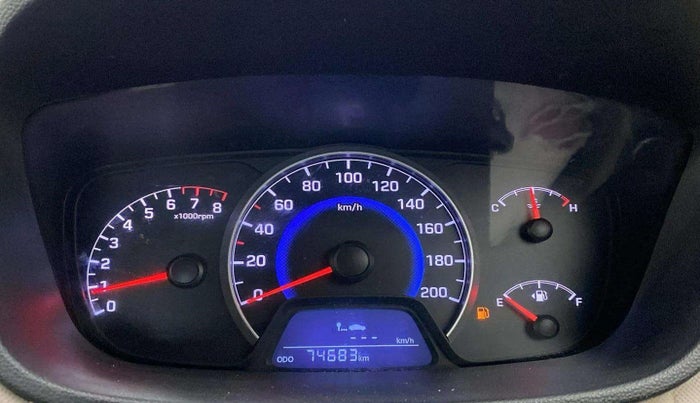 2015 Hyundai Grand i10 SPORTZ 1.2 KAPPA VTVT, Petrol, Manual, 74,647 km, Odometer Image