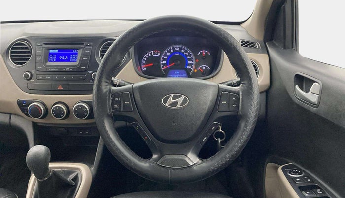 2015 Hyundai Grand i10 SPORTZ 1.2 KAPPA VTVT, Petrol, Manual, 74,647 km, Steering Wheel Close Up