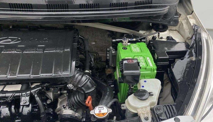 2016 Hyundai Grand i10 ASTA AT 1.2 KAPPA VTVT, Petrol, Automatic, 75,955 km, Engine View - Left