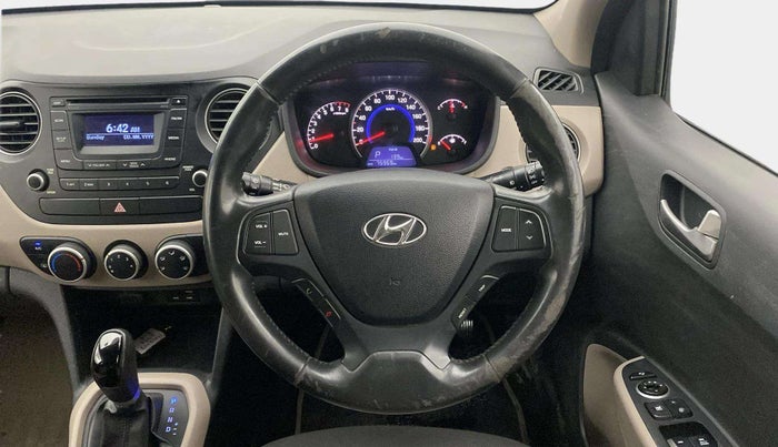 2016 Hyundai Grand i10 ASTA AT 1.2 KAPPA VTVT, Petrol, Automatic, 75,955 km, Steering Wheel Close Up