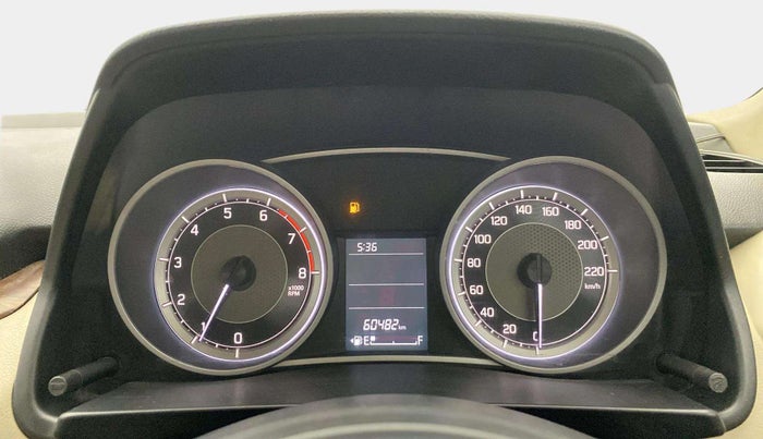 2018 Maruti Dzire VXI, Petrol, Manual, 60,468 km, Odometer Image