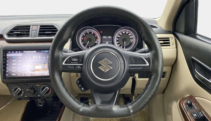 2018 Maruti Dzire VXI AMT, Petrol, Automatic, 23,411 km, Steering Wheel Close Up