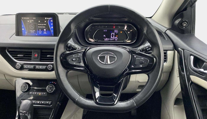 2020 Tata NEXON XZA PLUS (O) PETROL, Petrol, Automatic, 33,821 km, Steering Wheel Close Up