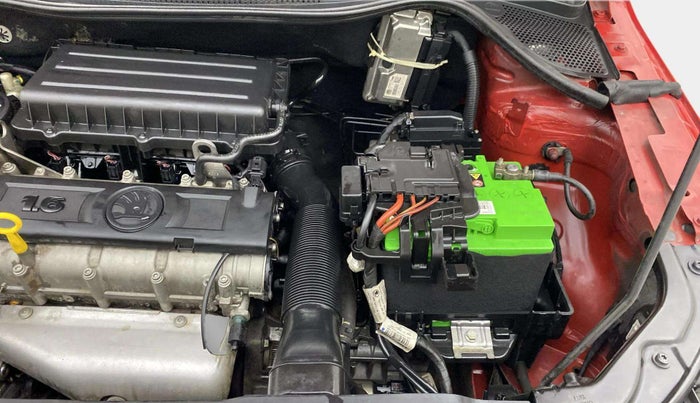 2017 Skoda Rapid 1.6 MPI STYLE PLUS AT, Petrol, Automatic, 1,00,713 km, Engine View - Left