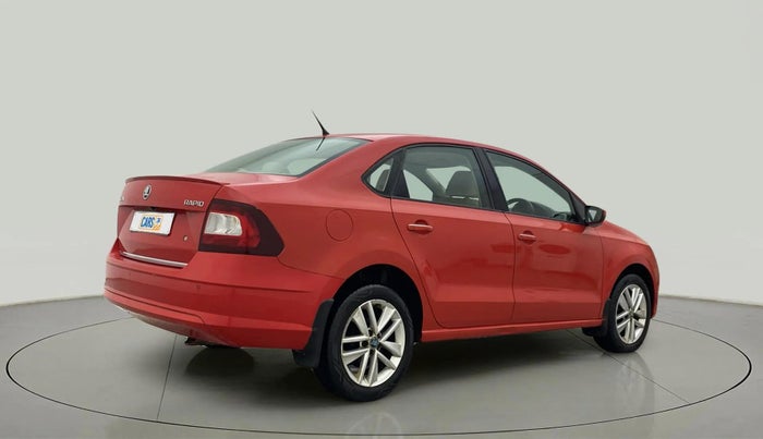2017 Skoda Rapid 1.6 MPI STYLE PLUS AT, Petrol, Automatic, 1,00,713 km, Right Back Diagonal