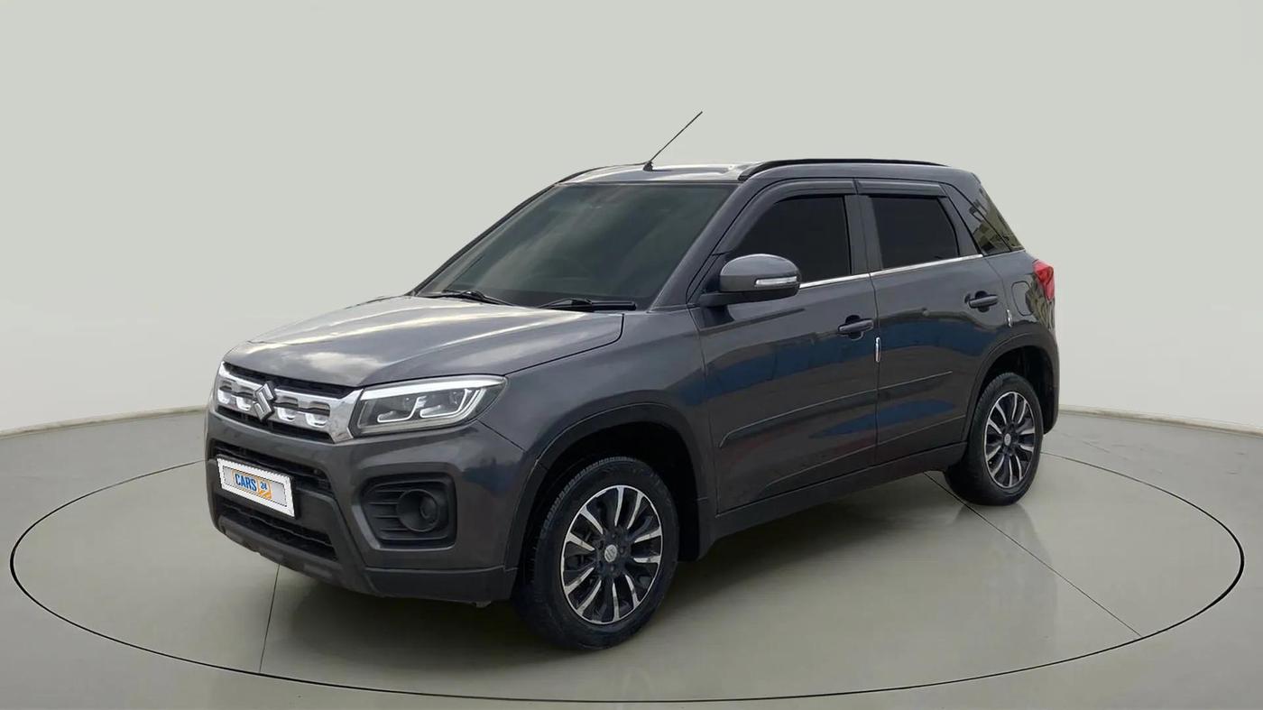 2020 Maruti Vitara Brezza VXI AT SHVS, Petrol, Automatic, 60,869 km, Left Front Diagonal