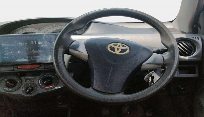 2012 Toyota Etios VD, Diesel, Manual, 1,70,000 km, Steering Wheel Close Up