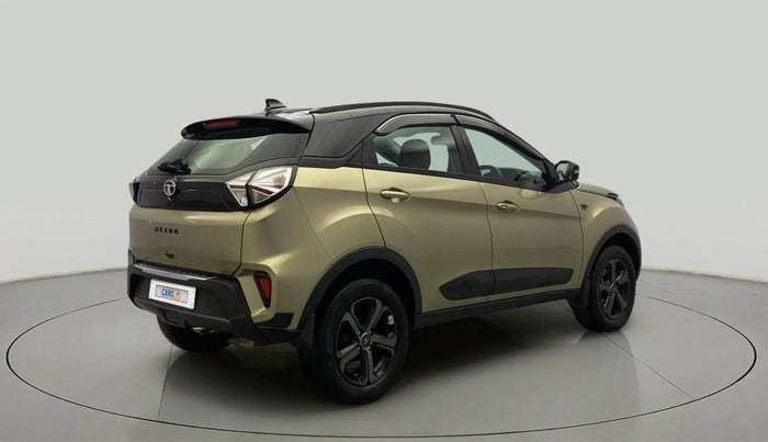 2022 Tata NEXON XZA PLUS (PREMIUM) KAZIRANGA PETROL, Petrol, Automatic, 21,418 km, Right Back Diagonal