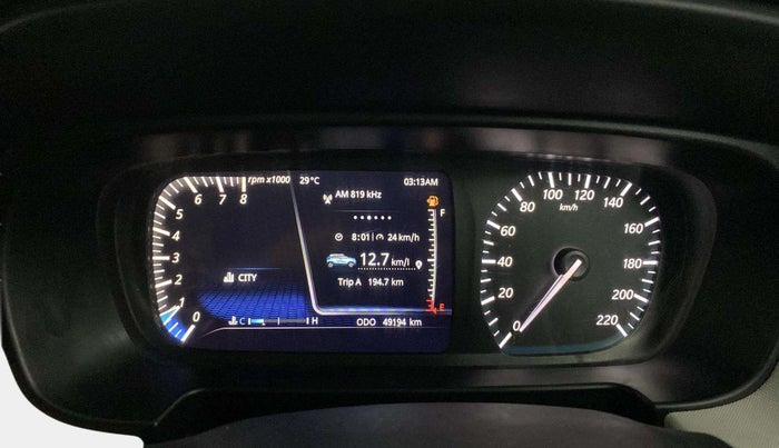 2021 Tata PUNCH CREATIVE  MT, Petrol, Manual, 49,135 km, Odometer Image