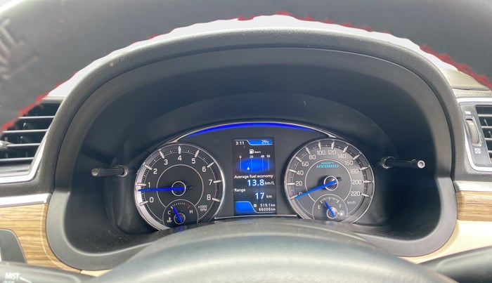 2022 Maruti Ciaz ALPHA 1.5 SHVS PETROL, CNG, Manual, 66,002 km, Odometer Image