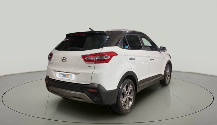 2019 Hyundai Creta SX 1.6 PETROL DUAL TONE, Petrol, Manual, 1,05,488 km, Right Back Diagonal