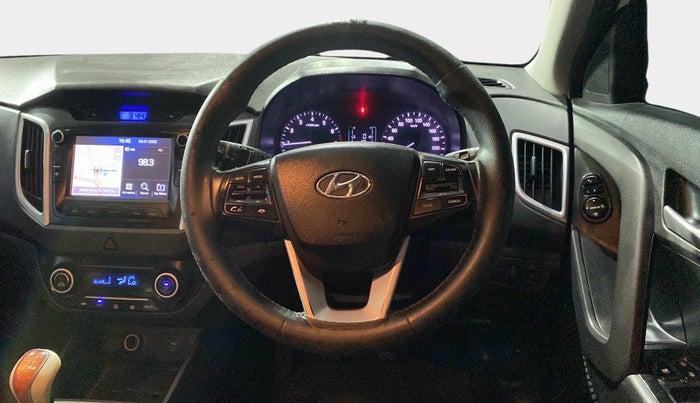 2019 Hyundai Creta SX 1.6 PETROL DUAL TONE, Petrol, Manual, 1,05,488 km, Steering Wheel Close Up