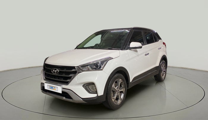 2019 Hyundai Creta SX 1.6 PETROL DUAL TONE, Petrol, Manual, 1,05,488 km, Left Front Diagonal