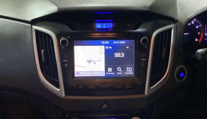 2019 Hyundai Creta SX 1.6 PETROL DUAL TONE, Petrol, Manual, 1,05,488 km, Air Conditioner