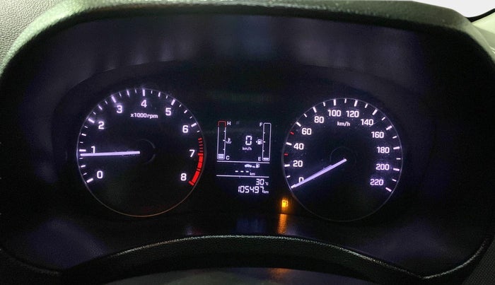 2019 Hyundai Creta SX 1.6 PETROL DUAL TONE, Petrol, Manual, 1,05,488 km, Odometer Image