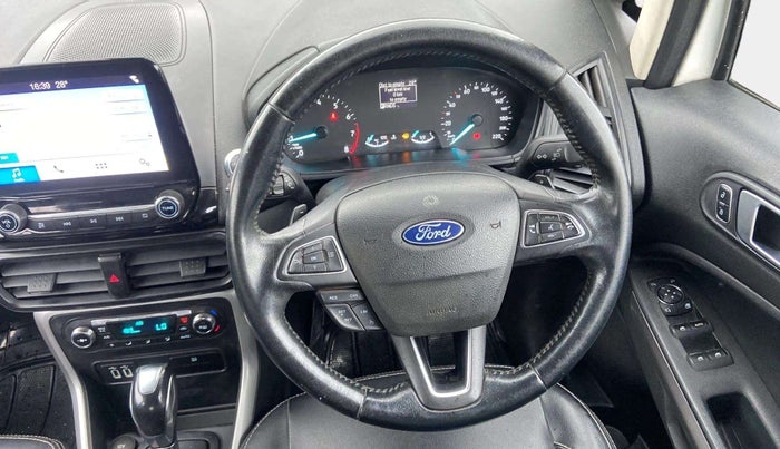 2018 Ford Ecosport TITANIUM + 1.5L PETROL AT, Petrol, Automatic, 98,555 km, Steering Wheel Close Up