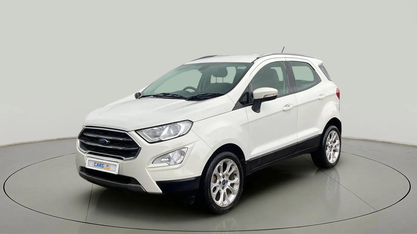 2018 Ford Ecosport TITANIUM + 1.5L PETROL AT, Petrol, Automatic, 98,555 km, Left Front Diagonal