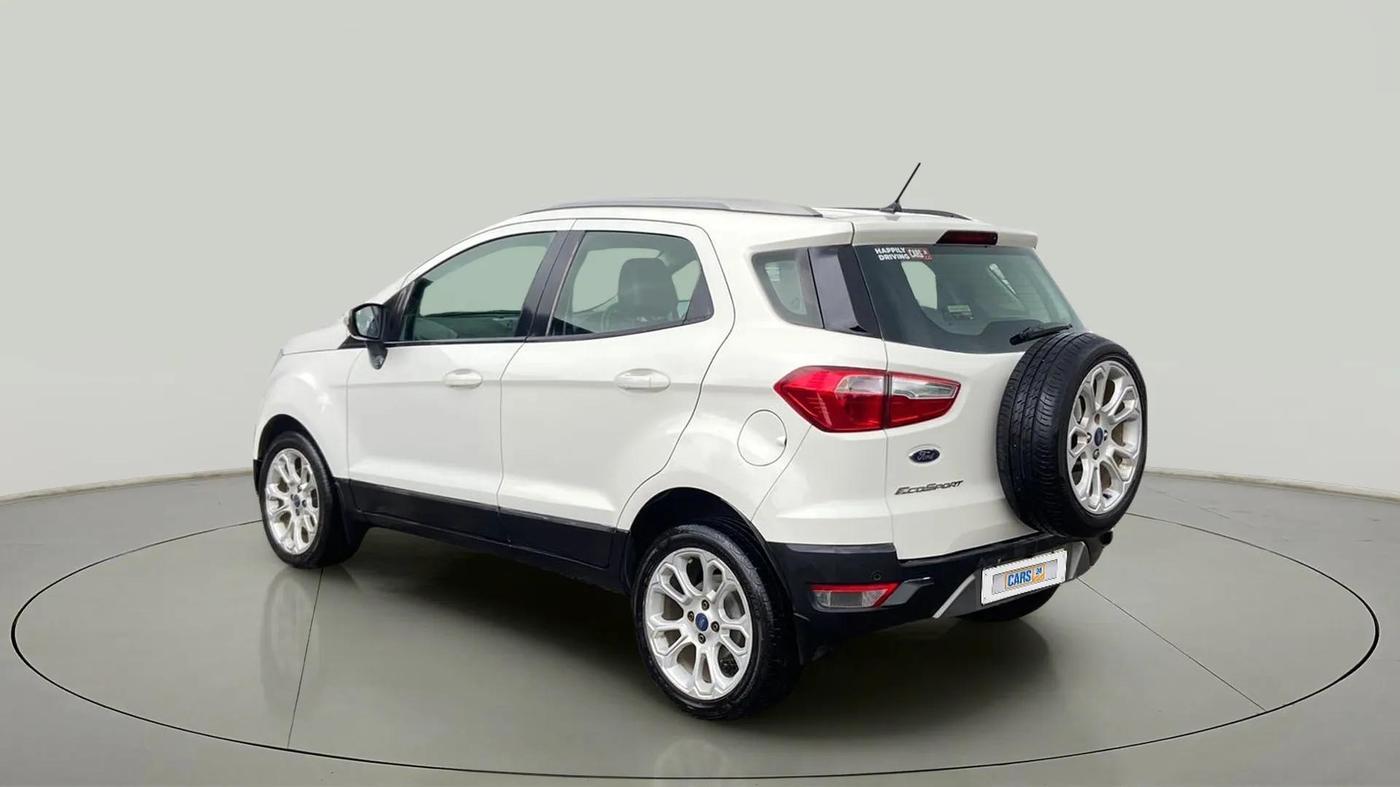2018 Ford Ecosport TITANIUM + 1.5L PETROL AT, Petrol, Automatic, 98,555 km, Left Back Diagonal