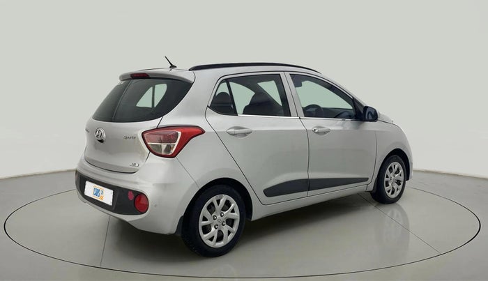 2017 Hyundai Grand i10 SPORTZ (O) 1.2 KAPPA VTVT, CNG, Manual, 1,01,823 km, Right Back Diagonal