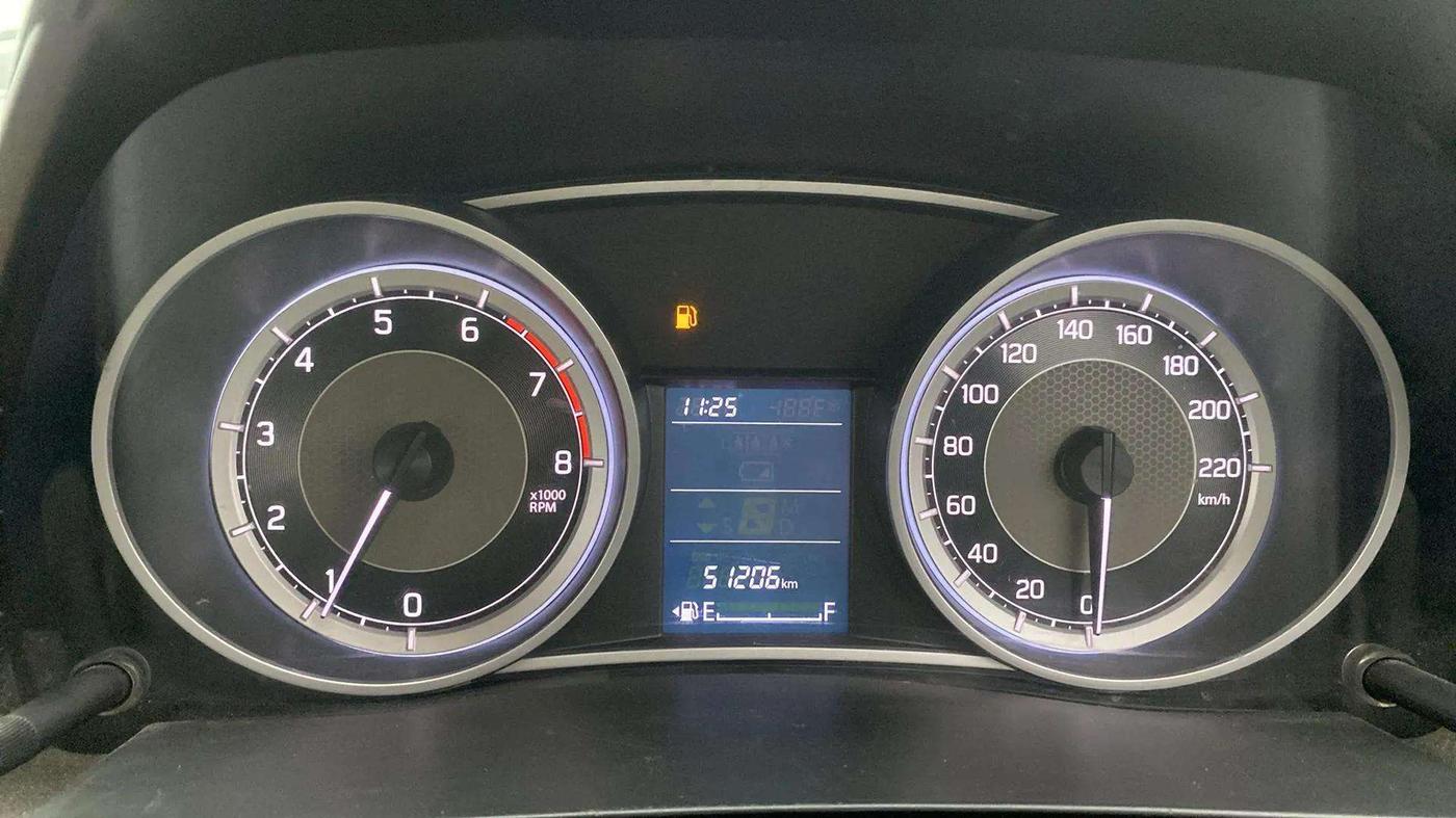 2021 Maruti Dzire VXI, Petrol, Manual, 51,203 km, Odometer Image