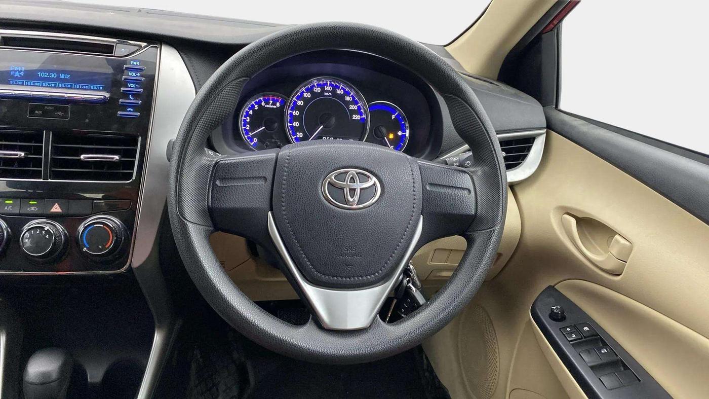2018 Toyota YARIS J CVT, Petrol, Automatic, 55,139 km, Steering Wheel Close Up