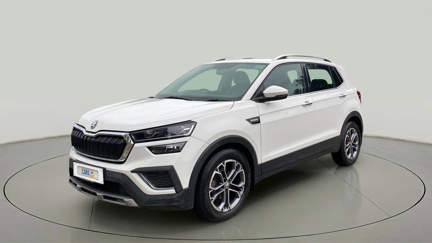 2023 Skoda KUSHAQ STYLE 1.0L TSI AT, Petrol, Automatic, 36,348 km, Left Front Diagonal