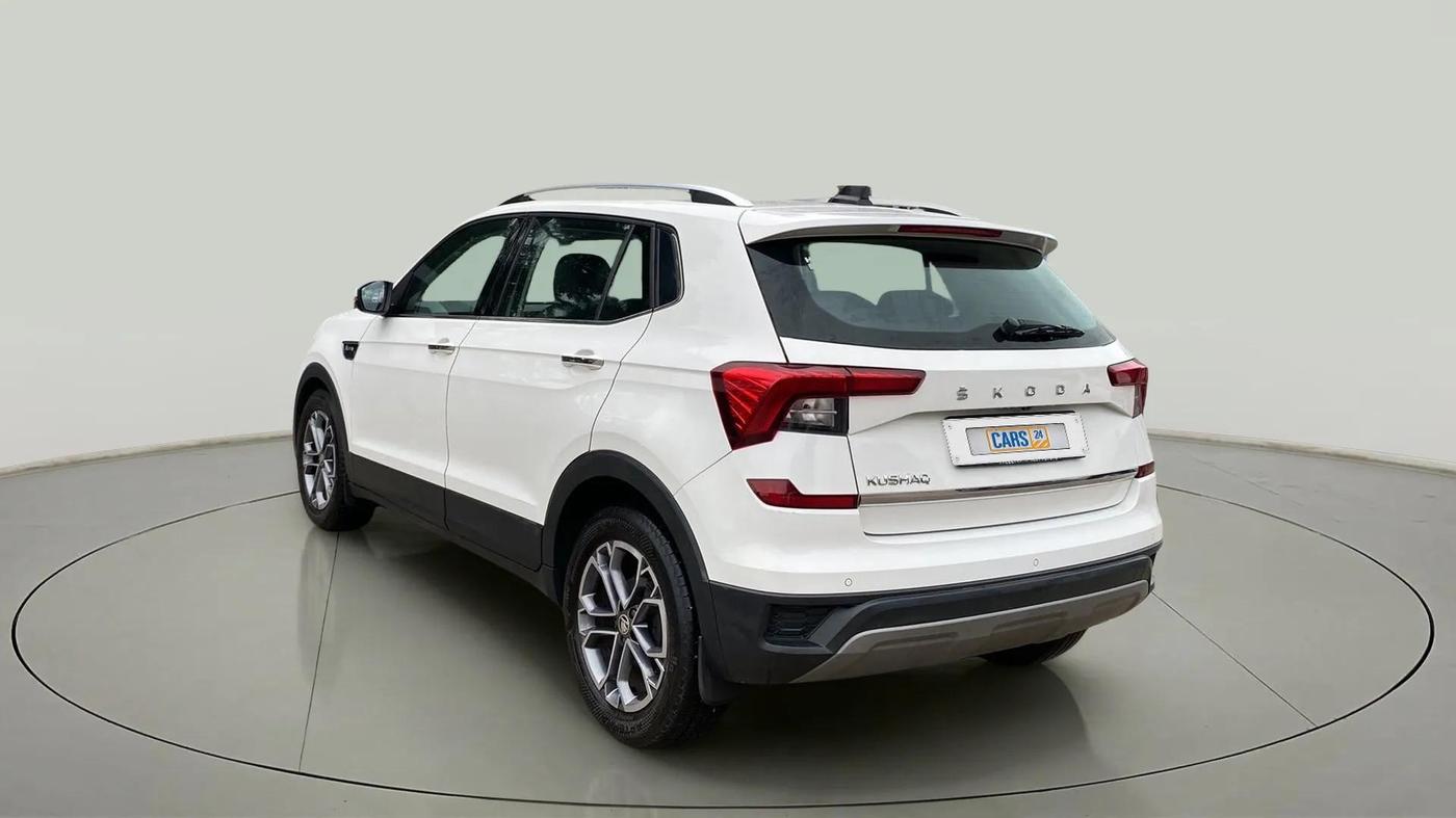 2023 Skoda KUSHAQ STYLE 1.0L TSI AT, Petrol, Automatic, 36,348 km, Left Back Diagonal