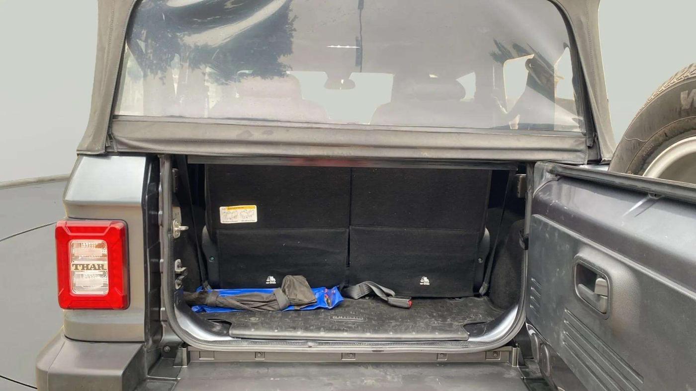 2021 Mahindra Thar LX  P 4WD AT CONVERTIBLE, Petrol, Automatic, 15,541 km, Boot Inside