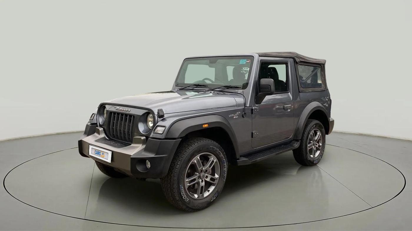 2021 Mahindra Thar LX  P 4WD AT CONVERTIBLE, Petrol, Automatic, 15,541 km, Left Front Diagonal
