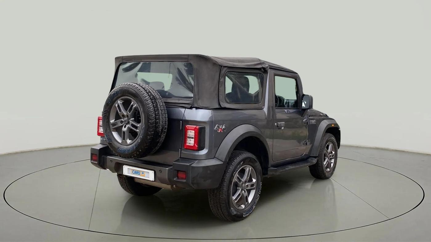 2021 Mahindra Thar LX  P 4WD AT CONVERTIBLE, Petrol, Automatic, 15,541 km, Right Back Diagonal