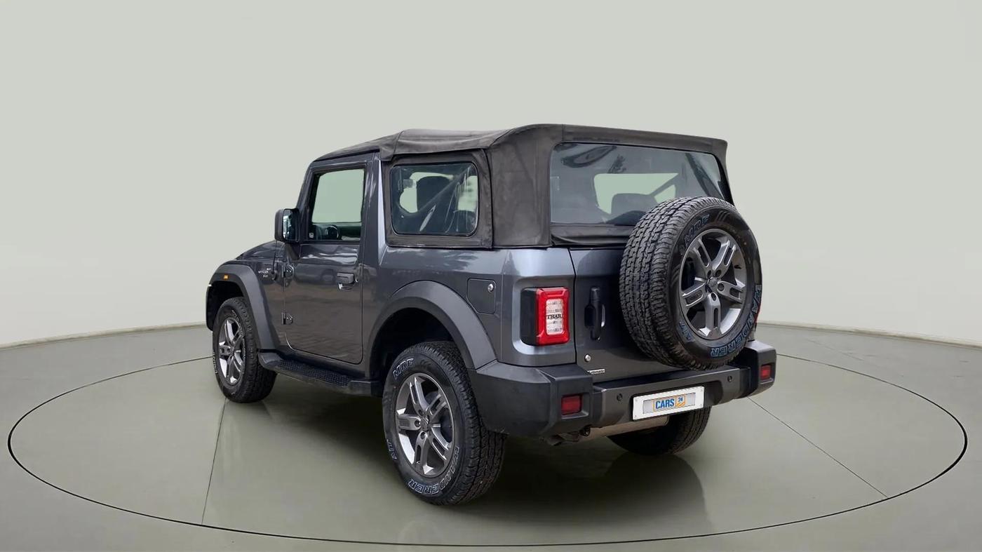 2021 Mahindra Thar LX  P 4WD AT CONVERTIBLE, Petrol, Automatic, 15,541 km, Left Back Diagonal