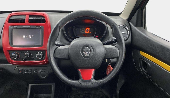 2018 Renault Kwid RXT 1.0, Petrol, Manual, 18,489 km, Steering Wheel Close Up
