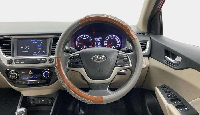 2018 Hyundai Verna 1.6 VTVT SX, Petrol, Manual, 88,455 km, Steering Wheel Close Up