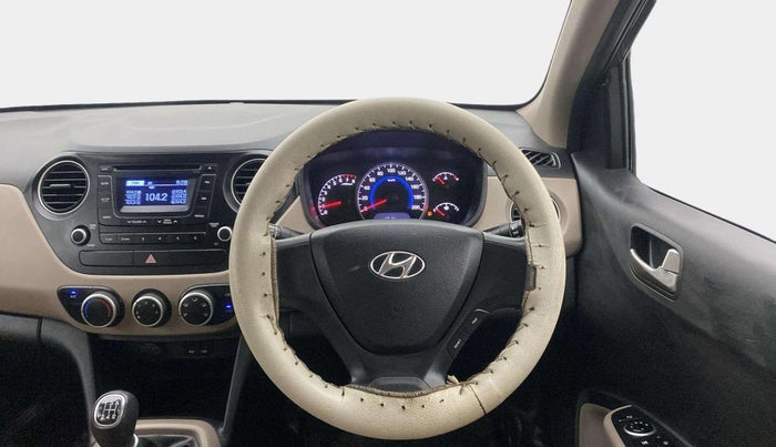 2014 Hyundai Grand i10 SPORTZ 1.2 KAPPA VTVT, CNG, Manual, 56,886 km, Steering Wheel Close Up