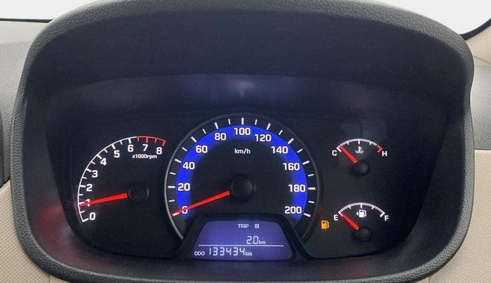 2016 Hyundai Xcent BASE 1.2, Petrol, Manual, 1,33,432 km, Odometer Image