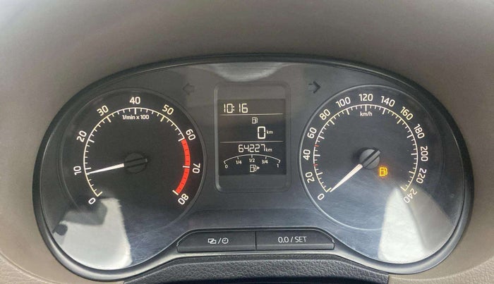 2015 Skoda Rapid AMBITION 1.6 MPI MT PLUS, Petrol, Manual, 64,193 km, Odometer Image