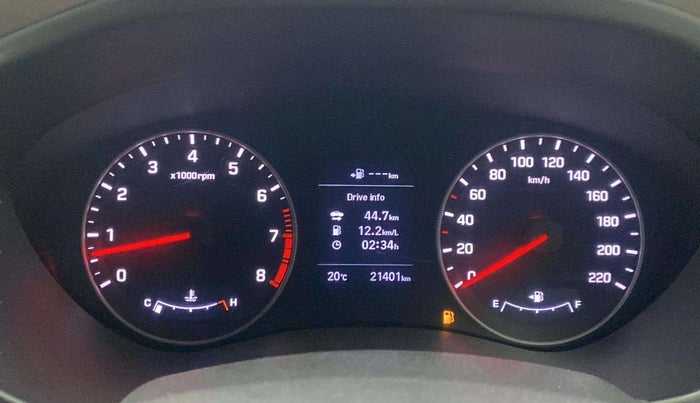 2018 Hyundai Elite i20 ASTA 1.2 (O), Petrol, Manual, 21,408 km, Odometer Image