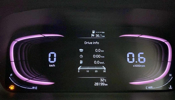 2022 KIA CARENS LUXURY 1.4 PETROL 7 STR, Petrol, Manual, 28,175 km, Odometer Image