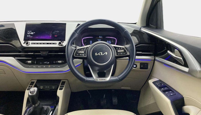 2022 KIA CARENS LUXURY 1.4 PETROL 7 STR, Petrol, Manual, 28,175 km, Steering Wheel Close Up