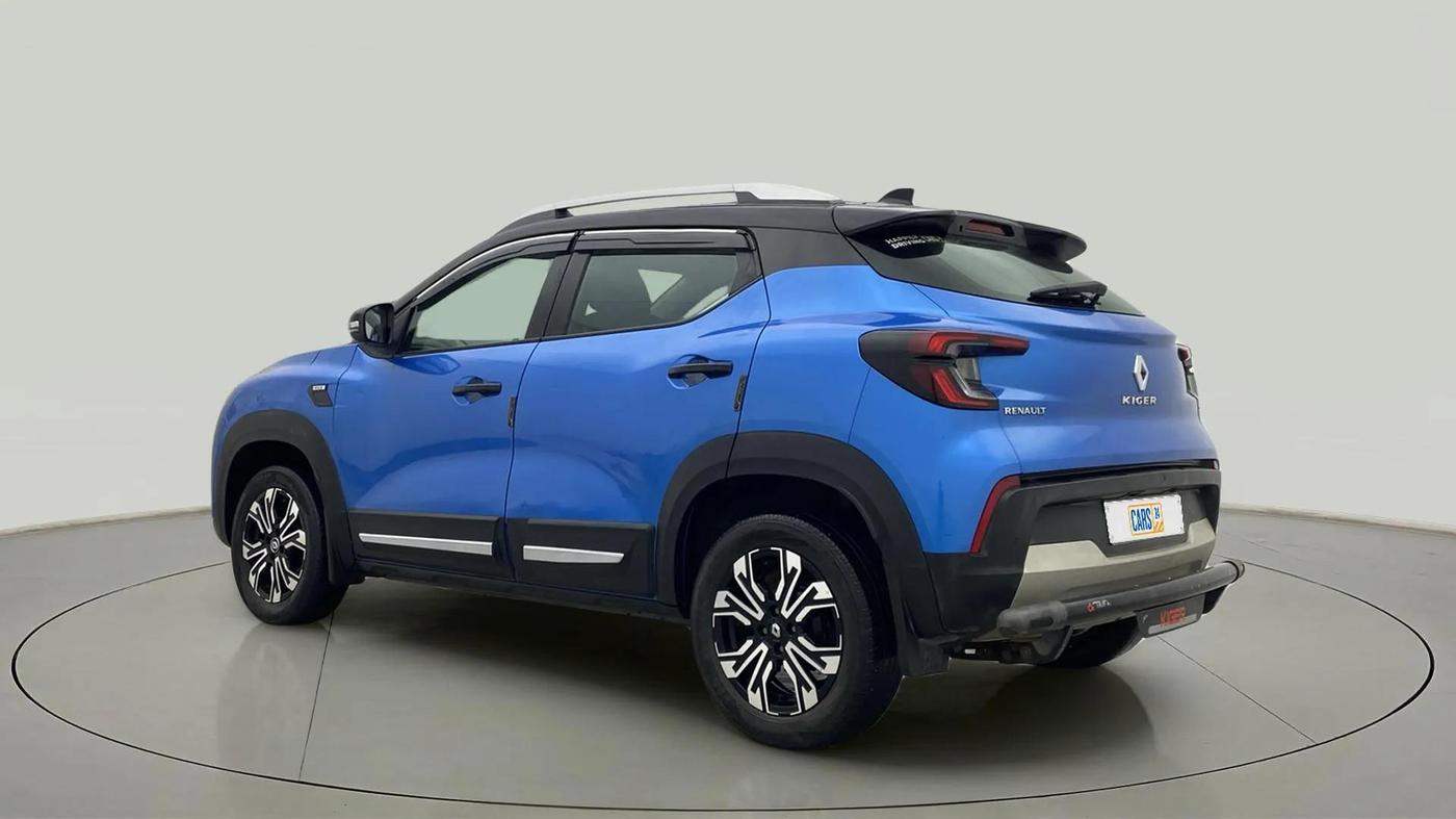2022 Renault Kiger RXZ AMT, Petrol, Automatic, 75,045 km, Left Back Diagonal