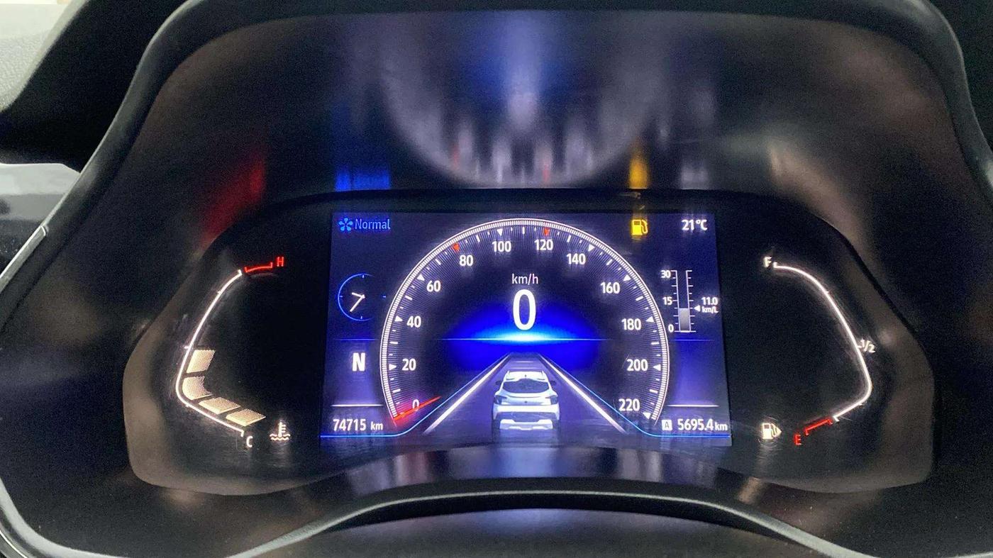 2022 Renault Kiger RXZ AMT, Petrol, Automatic, 75,045 km, Odometer Image
