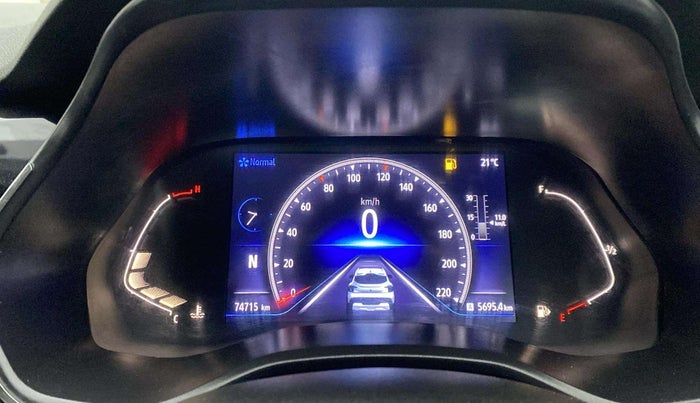 2022 Renault Kiger RXZ AMT, Petrol, Automatic, 74,714 km, Odometer Image