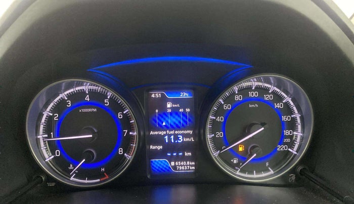 2017 Maruti Baleno ALPHA PETROL 1.2, Petrol, Manual, 79,636 km, Odometer Image