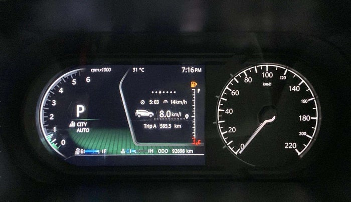 2021 Tata Safari XZA PLUS, Diesel, Automatic, 92,687 km, Odometer Image