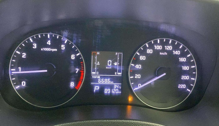 2017 Hyundai Creta SX PLUS AT 1.6 PETROL, Petrol, Automatic, 89,114 km, Odometer Image