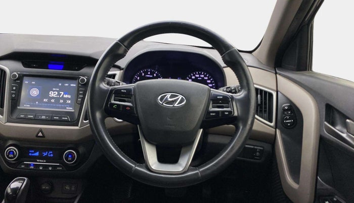 2017 Hyundai Creta SX PLUS AT 1.6 PETROL, Petrol, Automatic, 89,114 km, Steering Wheel Close Up
