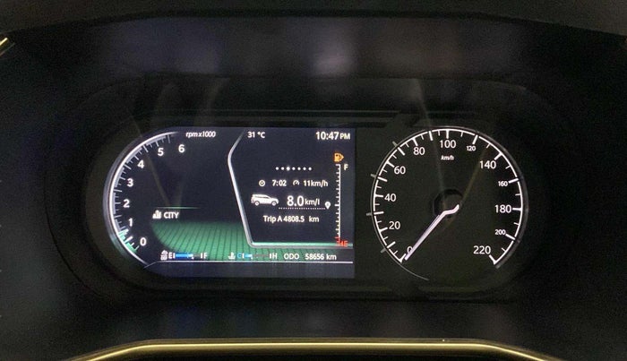 2021 Tata Safari XZ PLUS GOLD, Diesel, Manual, 58,647 km, Odometer Image