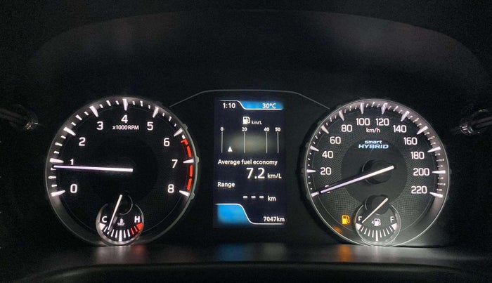 2024 Maruti BREZZA ZXI SMART HYBRID , Petrol, Manual, 7,041 km, Odometer Image