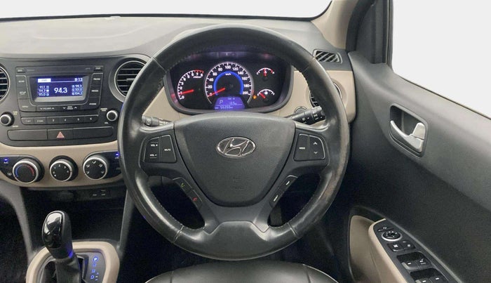 2016 Hyundai Grand i10 ASTA (O) AT 1.2 KAPPA VTVT, Petrol, Automatic, 56,263 km, Steering Wheel Close Up