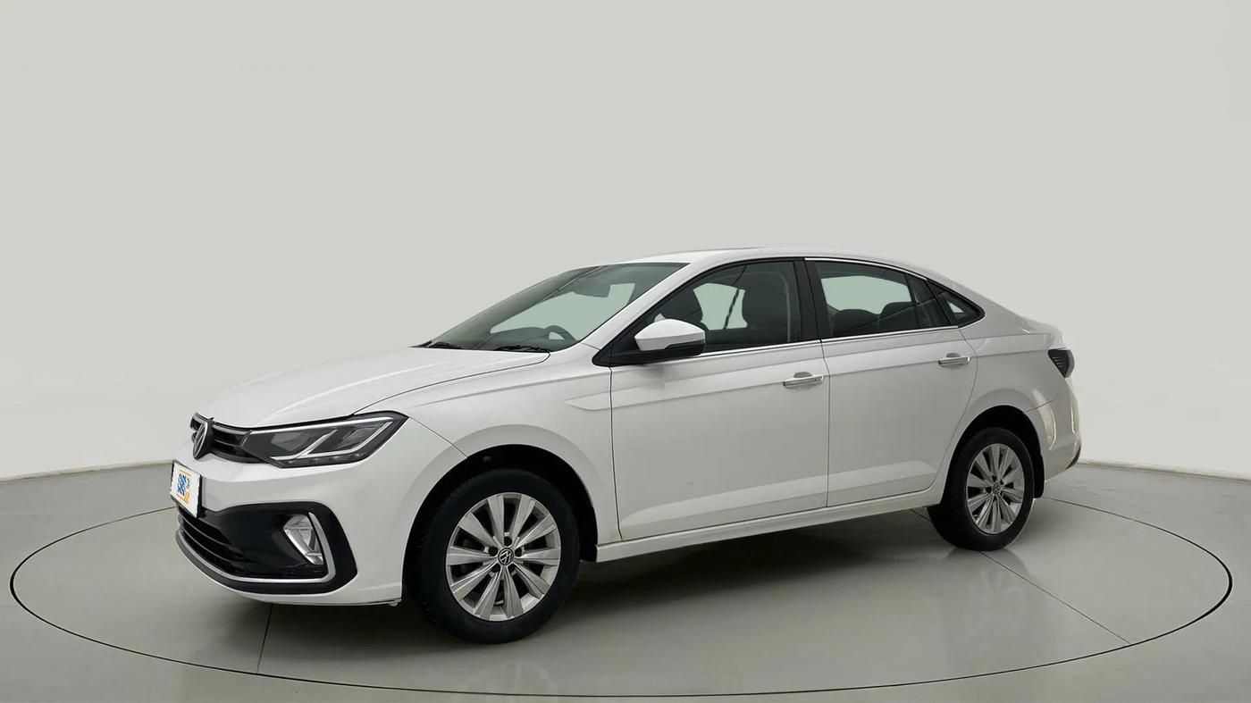 2023 Volkswagen VIRTUS HIGHLINE TSI 1.0 AT, Petrol, Automatic, 61,158 km, Left Front Diagonal